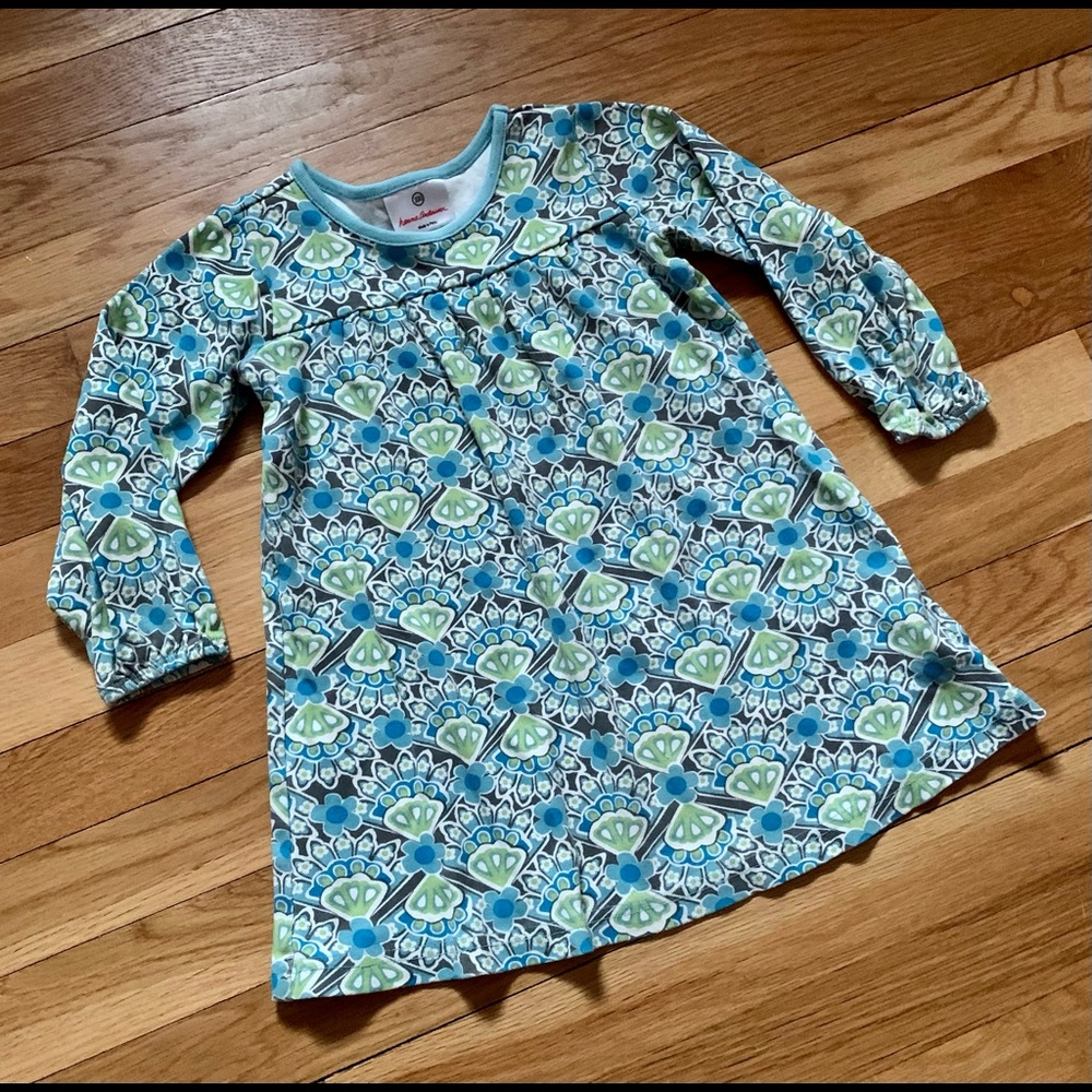 Hanna Andersson Girls’ Long Sleeve Dress 100 (4T)